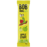 Цукерка Bob Snail страйпс яблуко 14г