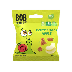 Фруктовий снек Bob Snail яблуко 20г