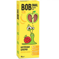 Натуральні цукерки Bob Snail яблуко-банан 30г