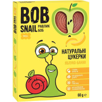 Натуральні цукерки Bob Snail яблуко-банан 60г