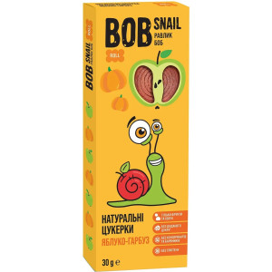 Натуральні цукерки Bob Snail яблуко-гарбуз 30г