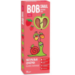 Натуральні цукерки Bob Snail яблуко-полуниця 30г