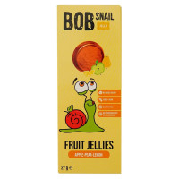 Натуральний мармелад Bob Snail яблуко-груша-лимон 27г