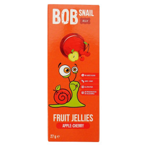 Натуральний мармелад Bob Snail яблуко-вишня 27г