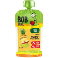 Пюре фруктове Bob Snail смузі ананас-груша-яблуко пастеризоване 120г
