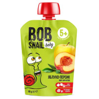 Пюре фруктове Bob Snail яблуко-персик гомогенізоване 90г