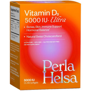 Вітамін D3 Perla Helsa 5000 IU Ultra 60 капсул