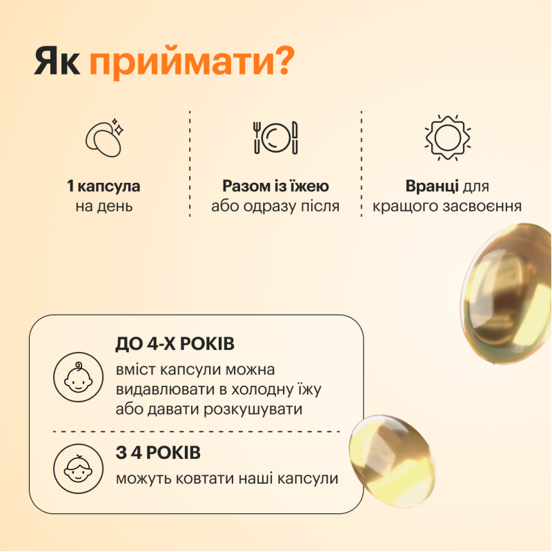 Вітамін D3 Perla Helsa 1000 IU Happy Sunny Kids 60 капсул