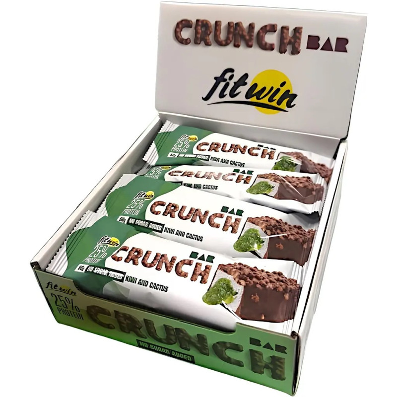 Батончик FitWin Crunch Bar ківі-кактус 50г