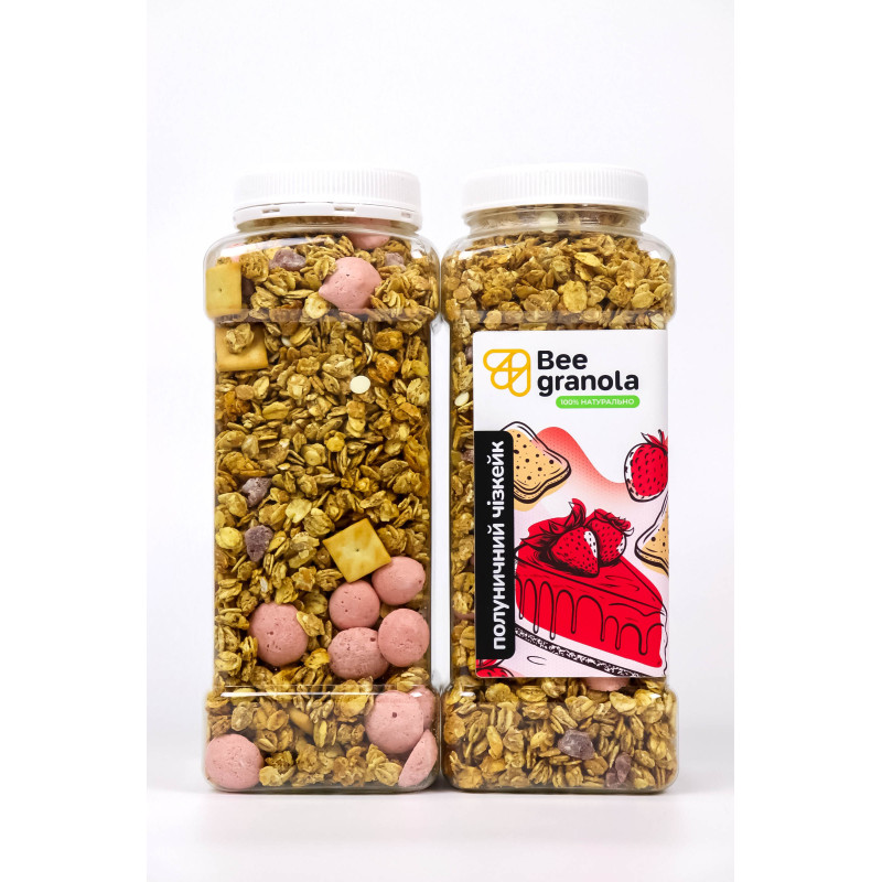 Гранола Bee Granola полуничний чізкейк 480г