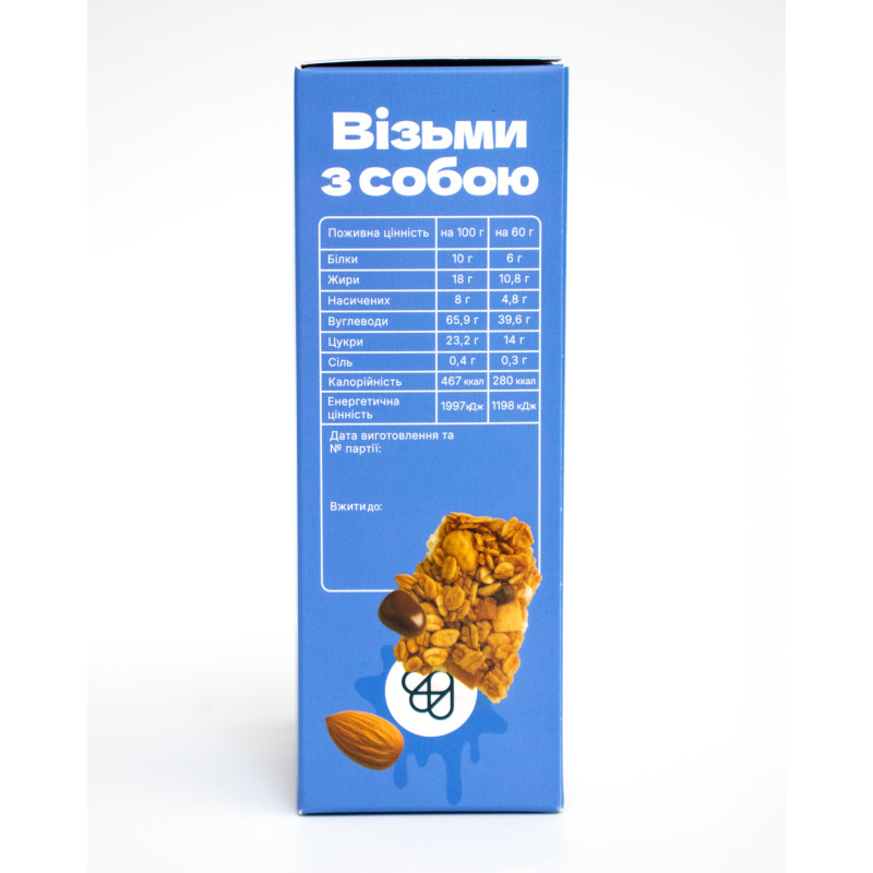 Кранч гранола Bee Granola карамель-кокос 60г