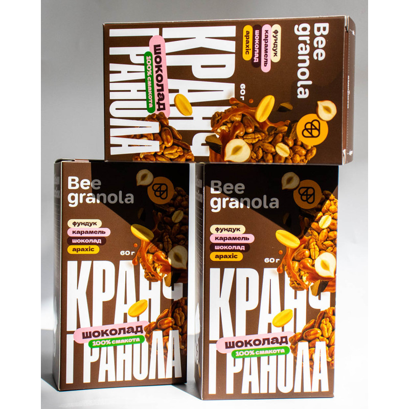Кранч гранола Bee Granola шоколад 60г