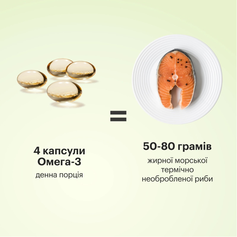 Омега-3 Perla Helsa із печінки тріски Wellness Complex з вітамінами A та D3 120 капсул