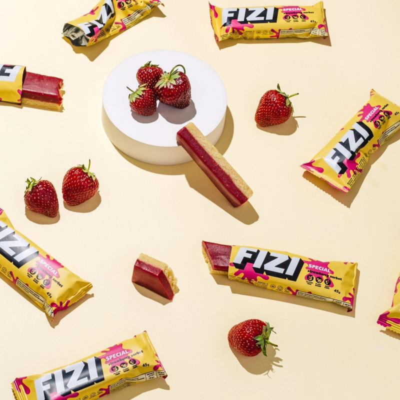 Батончик Fizi Strawberry Sorbet 45г