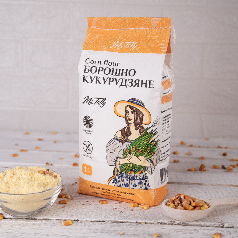 Борошно кукурудзяне Ms. Tally без глютену 1кг