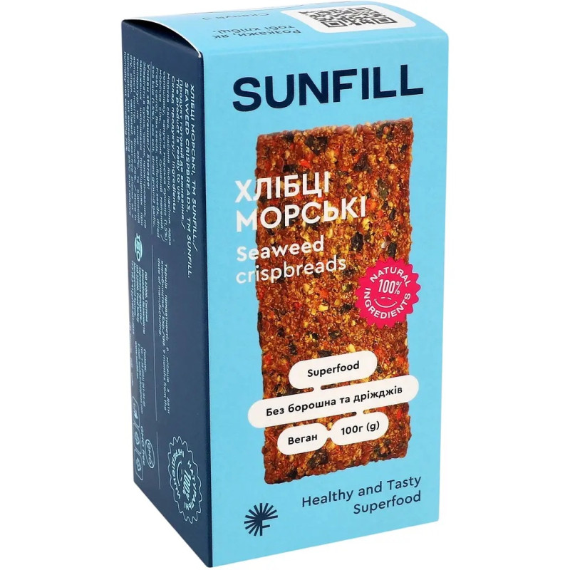 Хлібці Sunfill Морські 100г