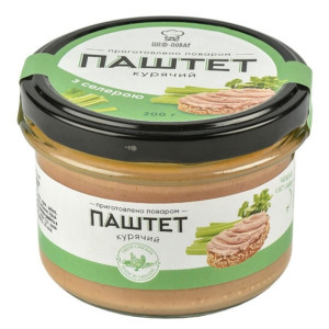 Паштет Шеф-повар курячий з селерою 200г