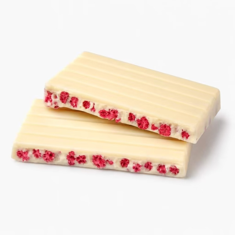 Білий шоколад Space Bite Raspberry Crunch без цукру 25г